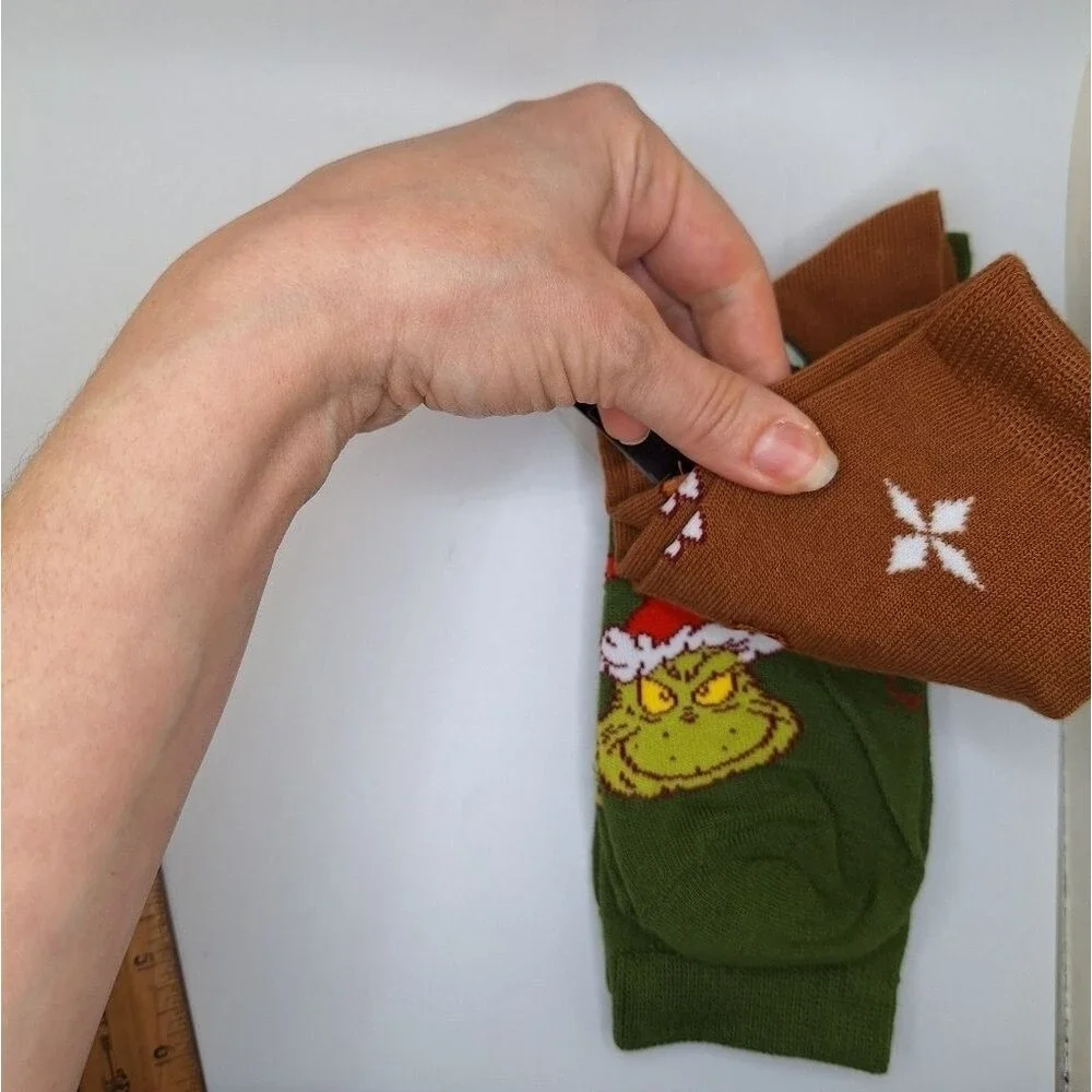 The Grinch and Max crew Socks Christmas holiday Pairs